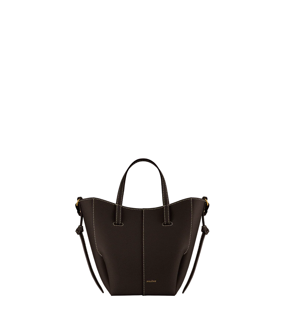 Cyme Tote Nano - Ebano Granulata