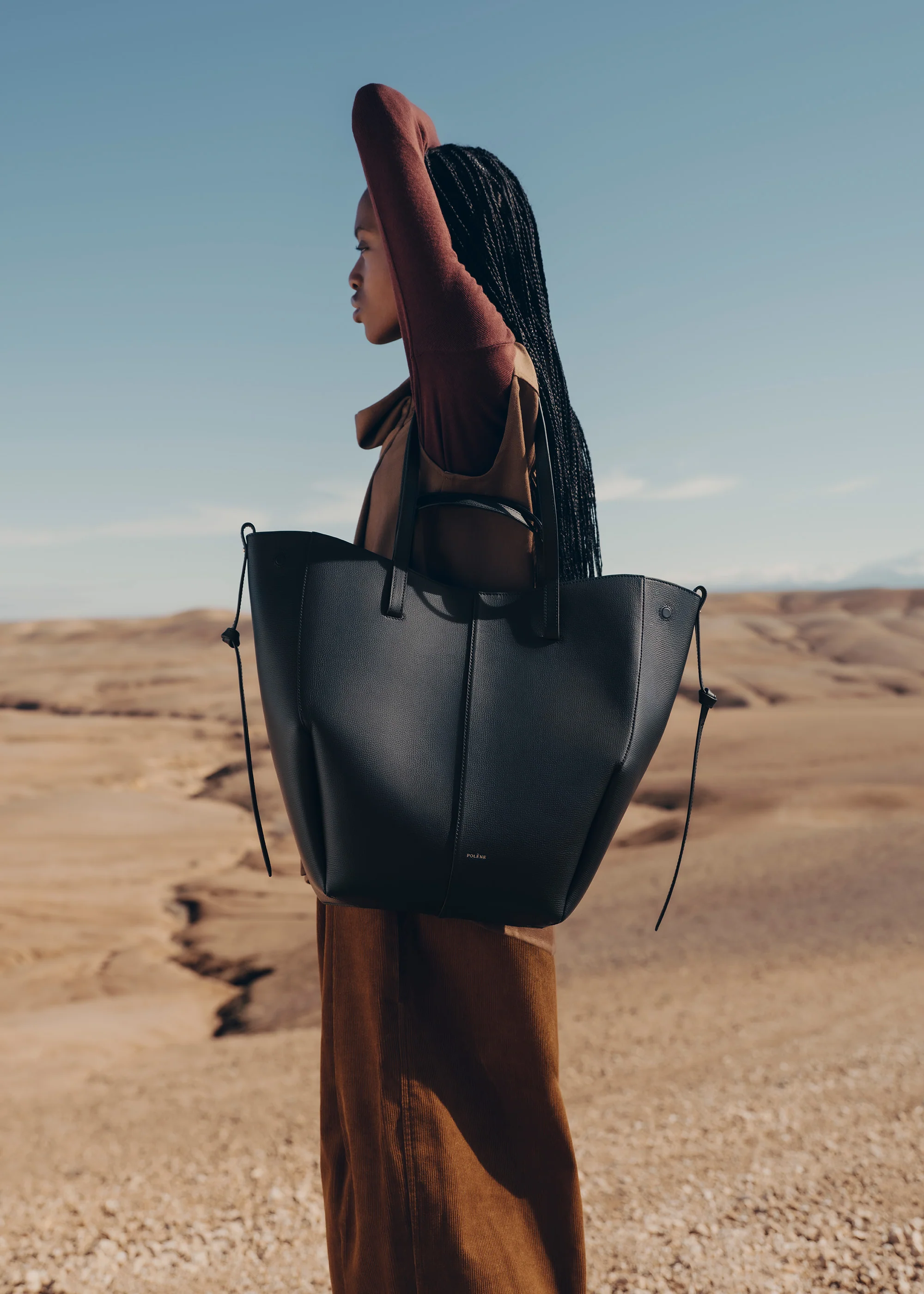 Cyme Tote - Nero Granulata - Image 2