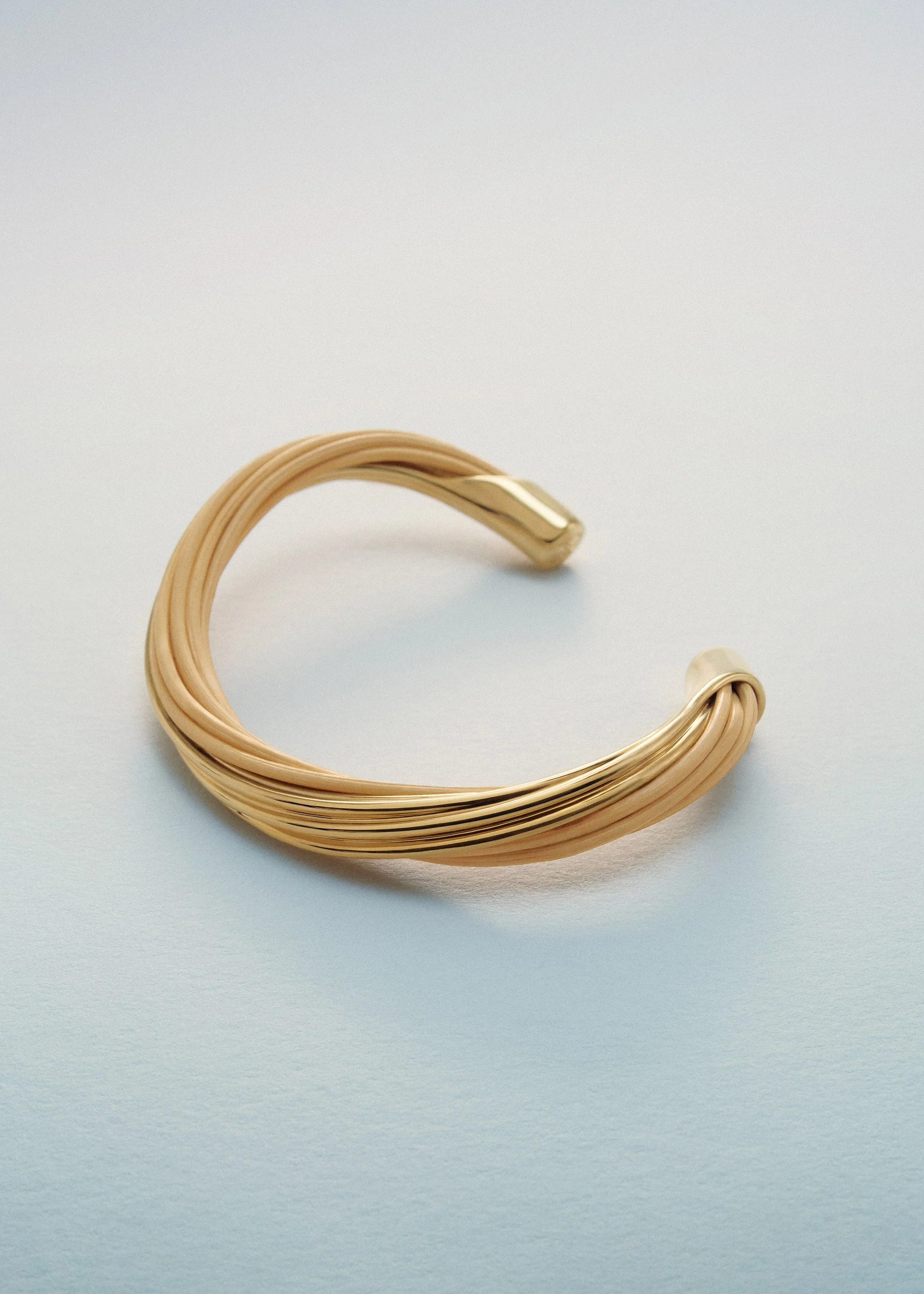 Bracciale a cerchio Rozo - Rattan - Image 2